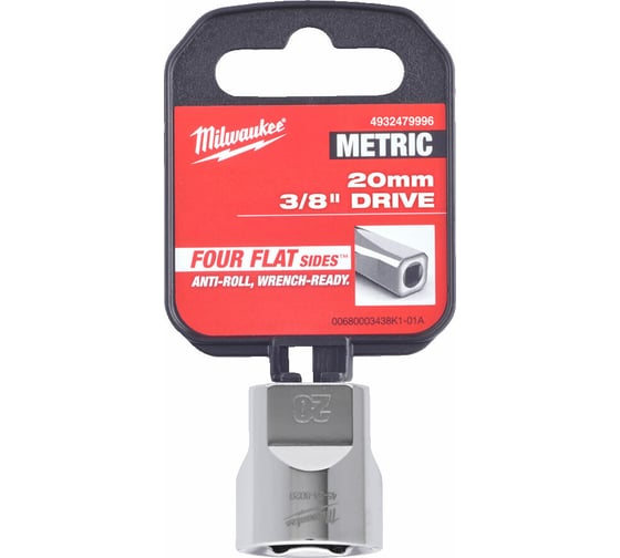 Головка 6-гранная 20 мм, 3/8" Milwaukee 4932479996 1