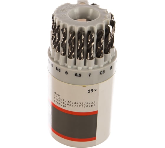 Набор сверл по металлу 19 шт. (1-10 мм; HSS-G) BOSCH 2.607.018.361