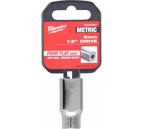 Головка 6-гранная 9 мм, 1/2" Milwaukee 4932480007 1