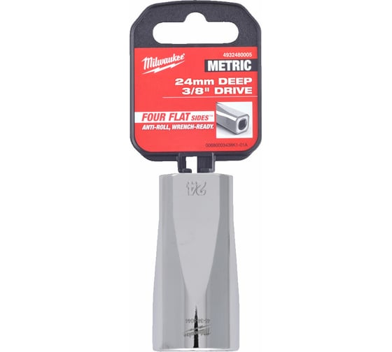 Головка 6-гранная удлиненная 24 мм, 3/8" Milwaukee 4932480005 1