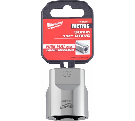 Головка 6-гранная 30 мм, 1/2" Milwaukee 4932480027 1