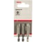 Бита Ph3 3 шт. (хвостовик шестигранный 1/4"; 49 мм; Extra Hart) BOSCH 2.607.001.531 5