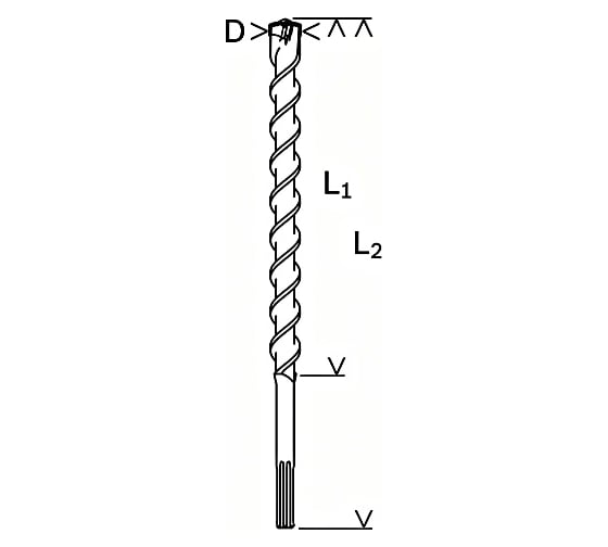 Бур SDS-max (35x1200х1320 мм; Speed X) BOSCH 2.608.586.799
