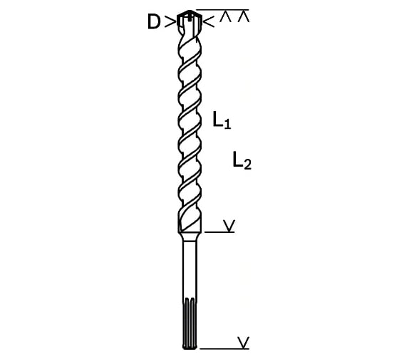 Бур SDS-max (32x400х520 мм; М4) BOSCH 2.608.685.875