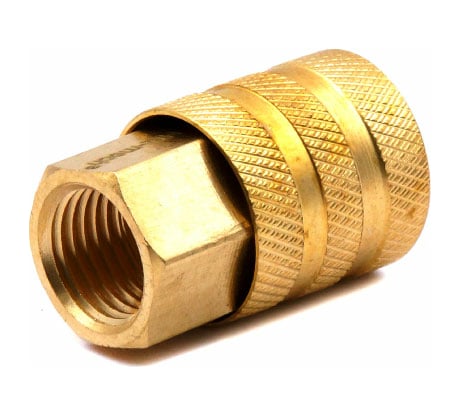 Наконечник для подкачки шин латунный ЕВРО F1/4" NPT HQ-mech УТ000002196
