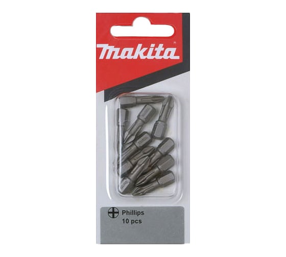 Бита Torsion для шуруповертов 10 шт. (25 мм; шестигранный хвостовик 1/4"; Ph3) Makita P-06074 1