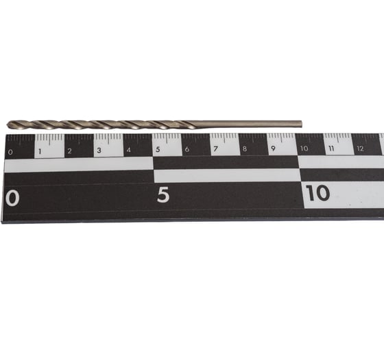 Сверло по металлу 3.3x106/69 мм, HSS-G, DIN 340, 135 градусов H-Tools 1070-1033