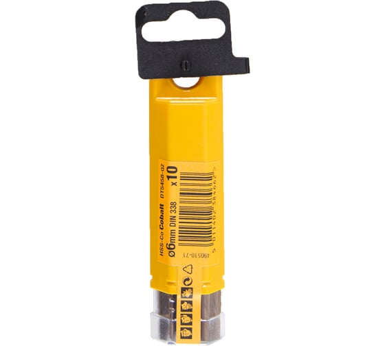 Сверло Extreme по металлу 10 шт. (6х93 мм; HSS-Co) DEWALT DT 5458