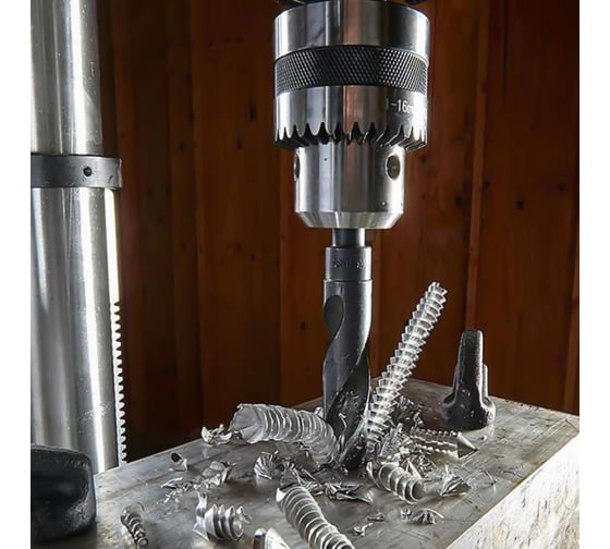 Сверло по металлу 13.5x160/108 мм, HSS-R, DIN 338, 118 градусов, хв-к 10 мм H-Tools 1020-1135