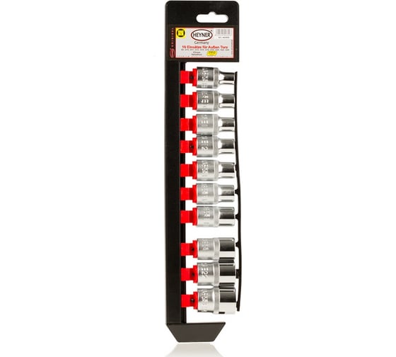 Набор головок TORX 10 шт, 1/2" Heyner 443000 1