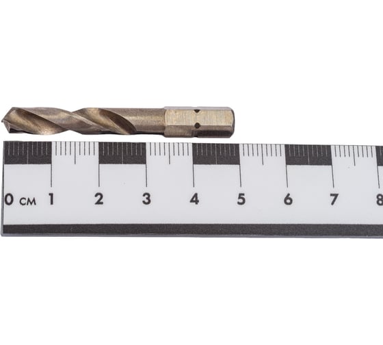 Сверло по металлу 6.0x50/26 мм, HSS-G, 118 градусов, Hex-1/4" VOLKEL V67160