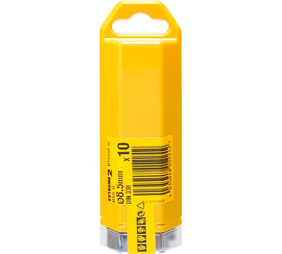 Сверло Extreme 2 по металлу 10 шт. (8,5х117 мм) DEWALT DT 5554