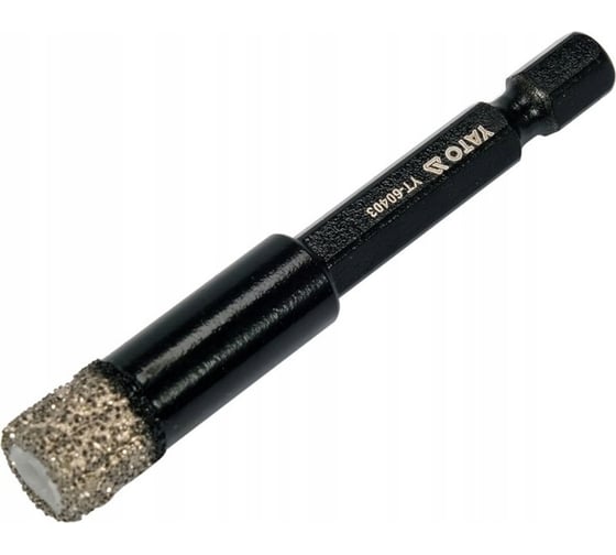 Коронка алмазная по плитке 10 мм, HEX YATO YT-60403 1