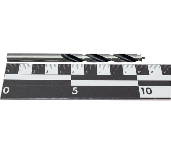 Сверло по дереву 7.0x107/67 мм, CrV H-Tools 3010-1070