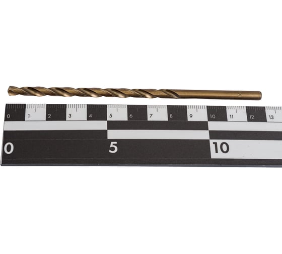 Сверло по металлу 5.0x132/87 мм, HSSE-Co5, DIN 340, 135 градусов H-Tools 1670-1050