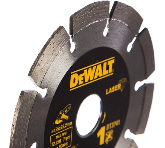 Диск алмазный для УШМ универсальный (125х22,2 мм) DEWALT DT 3741
