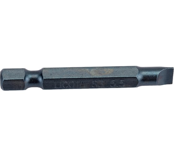 Бита усиленная SL5.5, 50 мм, 1/4" Licota S3FL105055