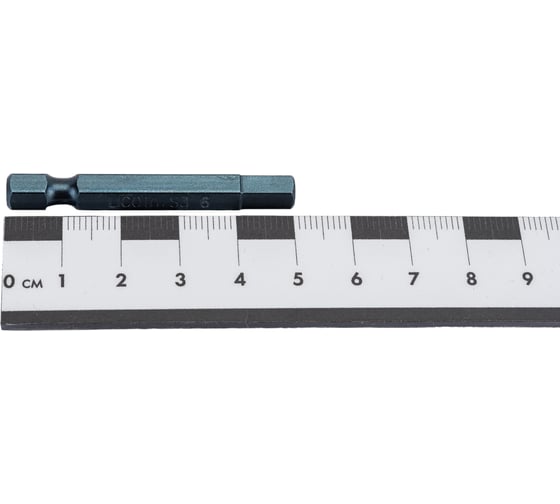 Бита усиленная шестигранная Hex6, 50 мм, 1/4" Licota S3HE105060