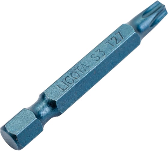 Бита усиленная Torx T27, 50 мм, 1/4" Licota S3TX105027