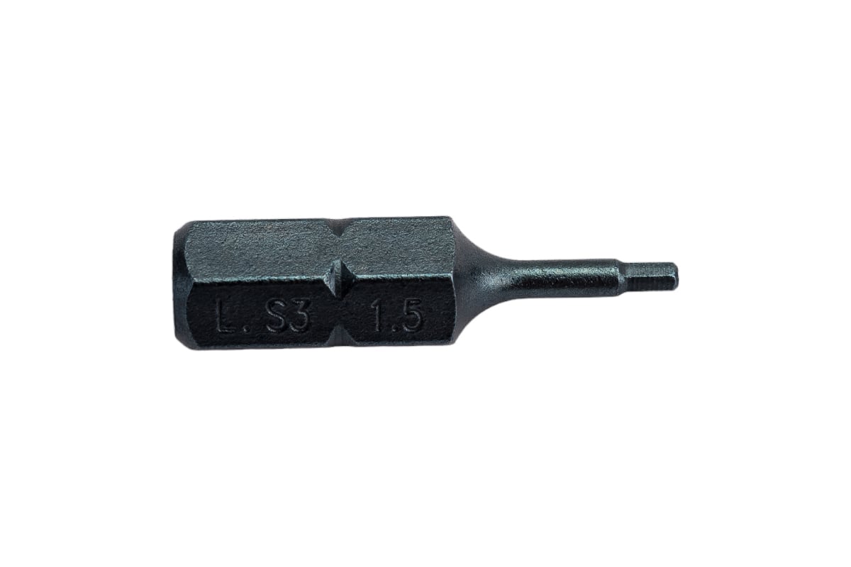 Бита усиленная шестигранная Hex1.5, 25 мм, 1/4" Licota S3HE102515 ...
