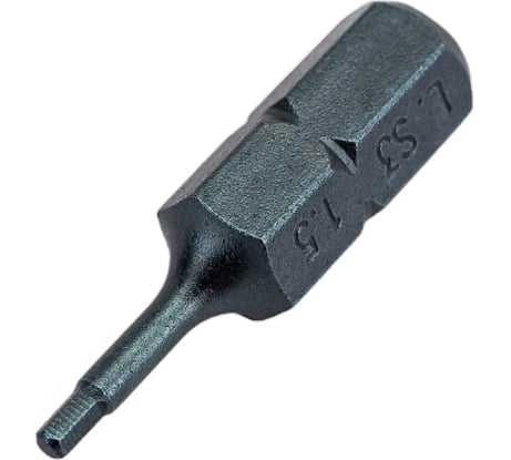 Бита усиленная шестигранная Hex1.5, 25 мм, 1/4" Licota S3HE102515