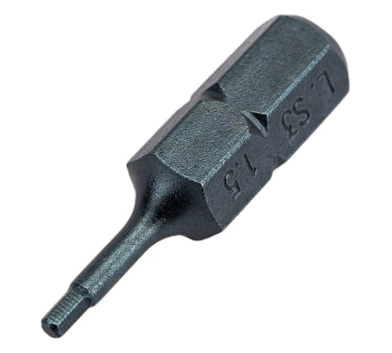 Бита усиленная шестигранная Hex1.5, 25 мм, 1/4" Licota S3HE102515