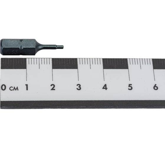 Бита усиленная шестигранная Hex1.5, 25 мм, 1/4" Licota S3HE102515