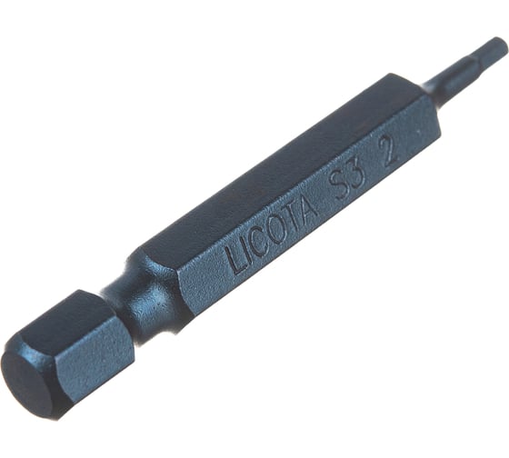 Бита усиленная шестигранная Hex2, 50 мм, 1/4" Licota S3HE105020
