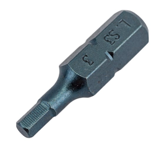 Бита усиленная шестигранная Hex3, 25 мм, 1/4" Licota S3HE102530