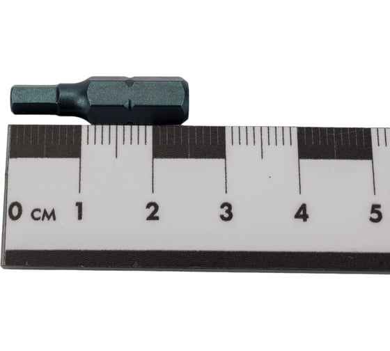 Бита усиленная шестигранная Hex4, 25 мм, 1/4" Licota S3HE102540