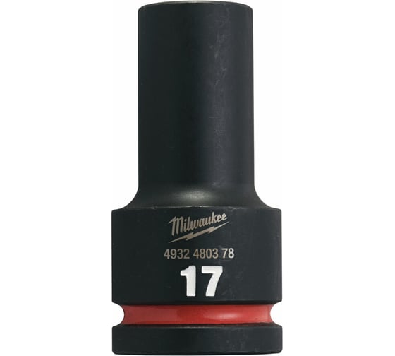 Головка ударная удлиненная ShW 17 мм, 3/4" Milwaukee 4932480378 1