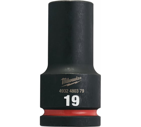 Головка ударная удлиненная ShW 19 мм, 3/4" Milwaukee 4932480379 1