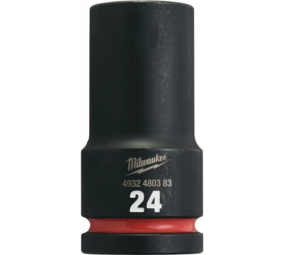Головка ударная удлиненная ShW 24 мм, 3/4" Milwaukee 4932480383 1