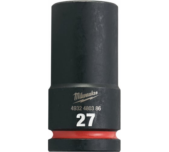 Головка ударная удлиненная ShW 27 мм, 3/4" Milwaukee 4932480386 1