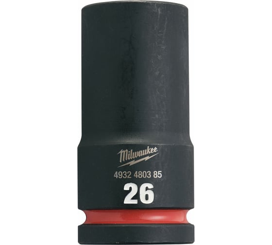 Головка ударная удлиненная ShW 26 мм, 3/4" Milwaukee 4932480385 1