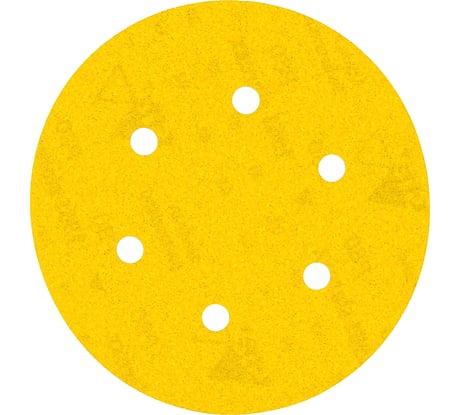 Шкурка шлифовальная 25 шт. для эксцентриковых шлифмашин (150 мм; К80; крепление на липучке) DEWALT DT 3133