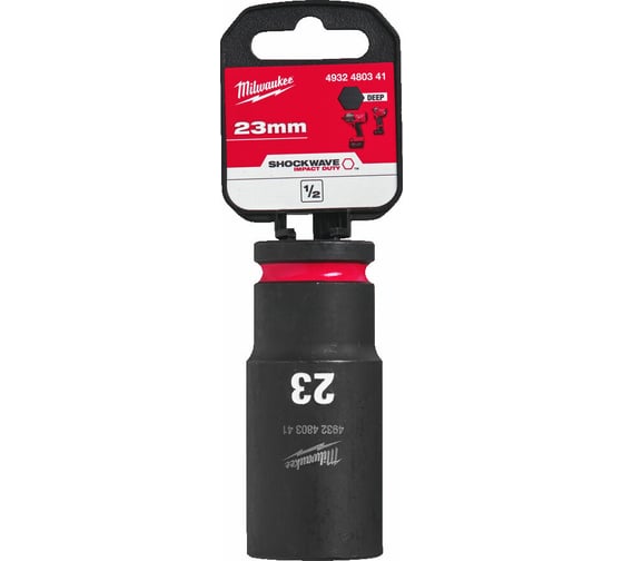 Головка ударная удлиненная ShW 23 мм, 1/2" Milwaukee 4932480341 1