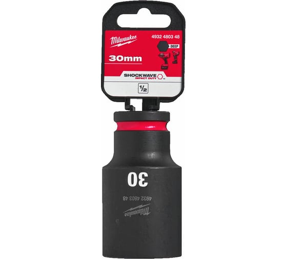 Головка ударная удлиненная ShW 30 мм, 1/2" Milwaukee 4932480348 1