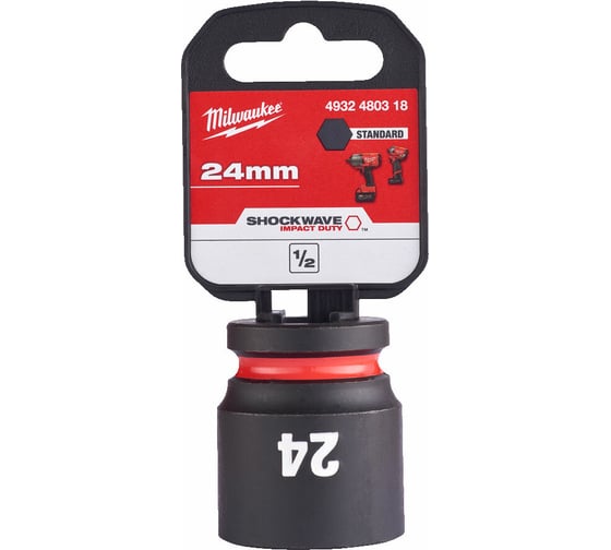 Головка ударная ShW 24 мм, 1/2" Milwaukee 4932480318 1