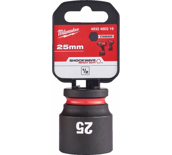 Головка ударная ShW 25 мм, 1/2" Milwaukee 4932480319 1