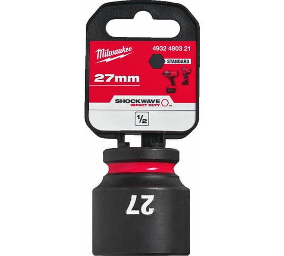 Головка ударная ShW 27 мм, 1/2" Milwaukee 4932480321 1