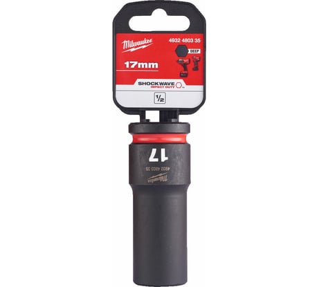 Головка ударная удлиненная ShW 17 мм, 1/2" Milwaukee 4932480335