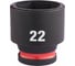 Головка ударная ShW 22 мм, 3/8" Milwaukee 4932480279 2