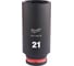 Головка ударная удлиненная ShW 21 мм, 3/8" Milwaukee 4932480295 2
