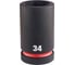 Головка ударная удлиненная ShW 34 мм, 1" Milwaukee 4932480428 1