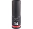 Головка ударная удлиненная ShW 14 мм, 3/8" Milwaukee 4932480288 2