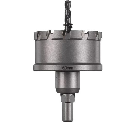 Коронка цельная 60 мм, твердосплавная TCT для стали/нержавеющей стали Milwaukee 4932479051 1