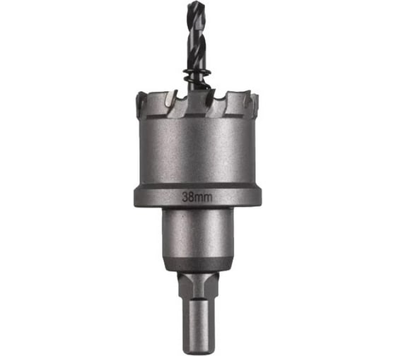 Коронка цельная 38 мм, твердосплавная TCT для стали/нержавеющей стали Milwaukee 4932479044 1