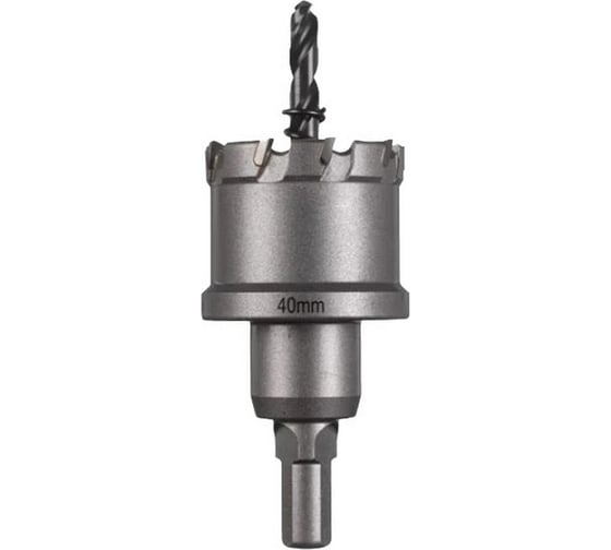 Коронка цельная 40 мм, твердосплавная TCT для стали/нержавеющей стали Milwaukee 4932479045 1