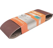 Шлифлента универсальная 3 шт, 75х457 мм, P180, х/б ткань для ЛШМ Sturm 5210106